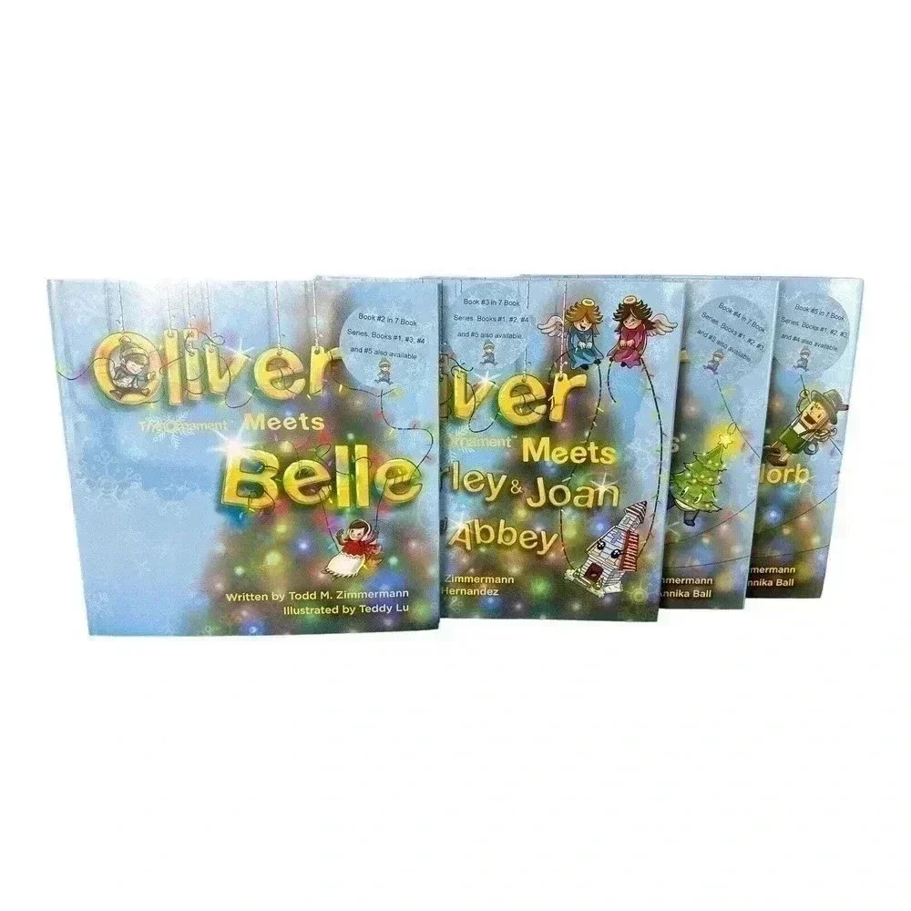 Oliver the Ornament LOT Christmas Gift Set, Snow Globe, Ornaments, And Books NEW - Picture 6 of 16